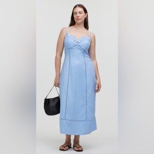 Madewell Light Blue Midi Dress